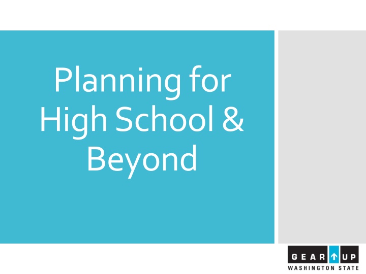 planning for high school beyond n.w