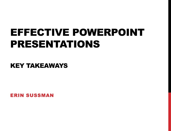 effective powerpoint presentations n.w