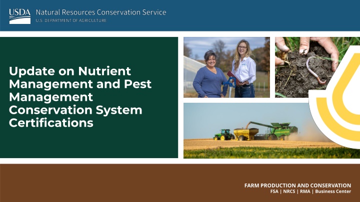 Update on Nutrient Management and Pest Management Certifications