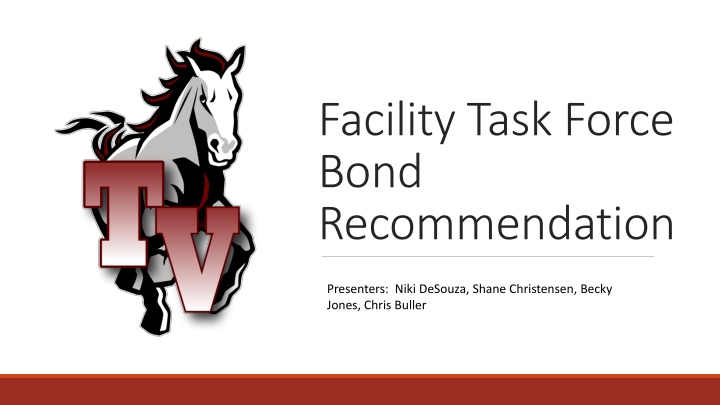 facility task force bond recommendation n.w