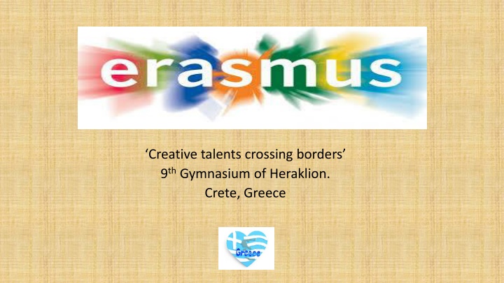 creative talents crossing borders 9 th gymnasium n.w