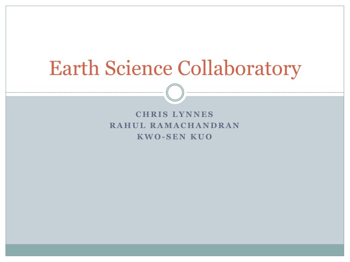 earth science collaboratory n.w