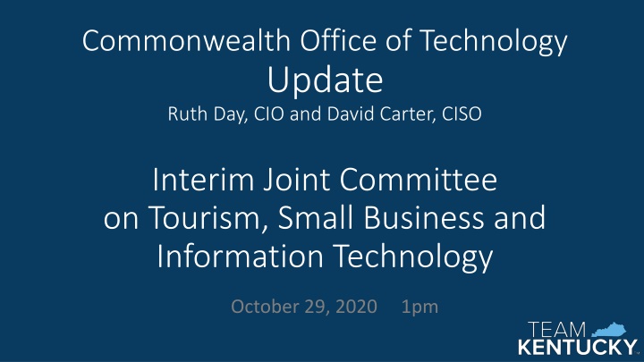commonwealth office of technology update ruth n.w