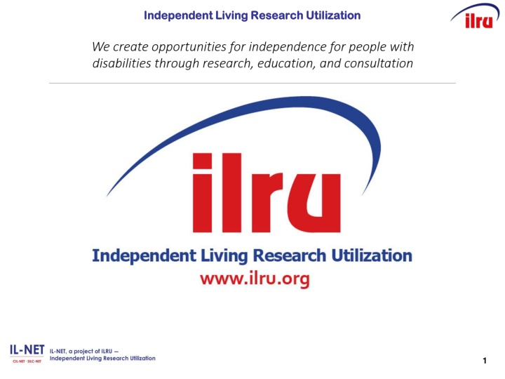 independent living research utilization n.w