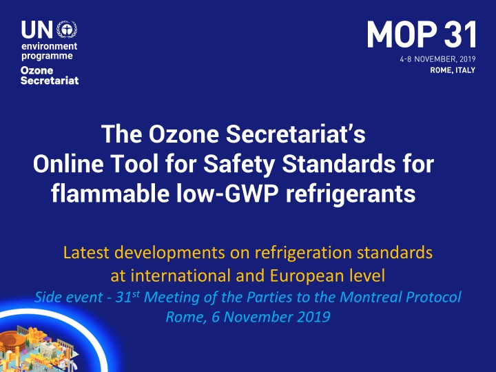 the ozone secretariat s online tool for safety n.w