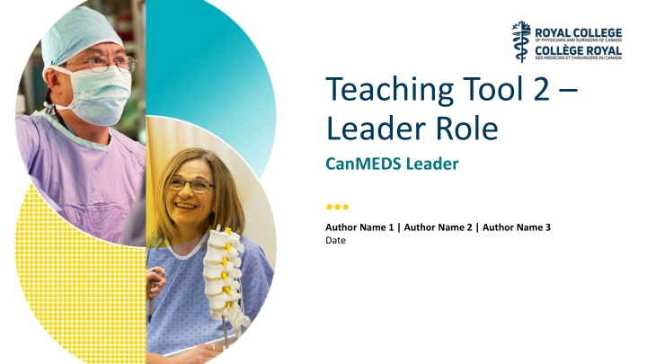 teaching tool 2 leader role canmeds leader n.w