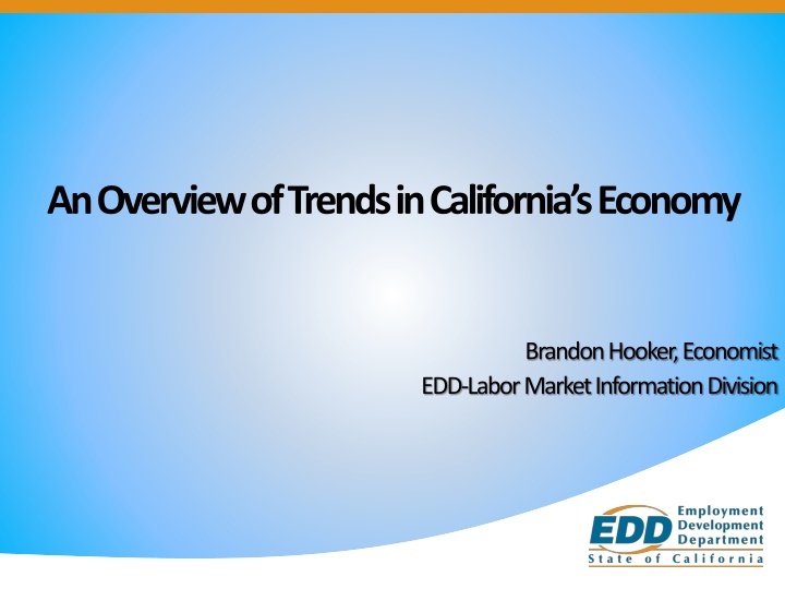an overview of trends in california s economy n.w