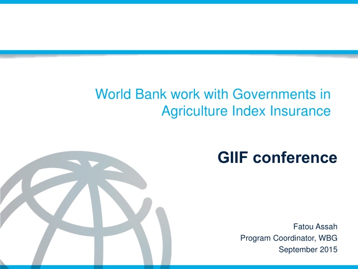 world bank work with governments in agriculture n.w