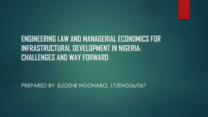 engineering law and managerial economics n.w