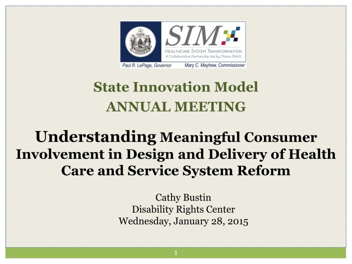 state innovation model annual meeting n.w