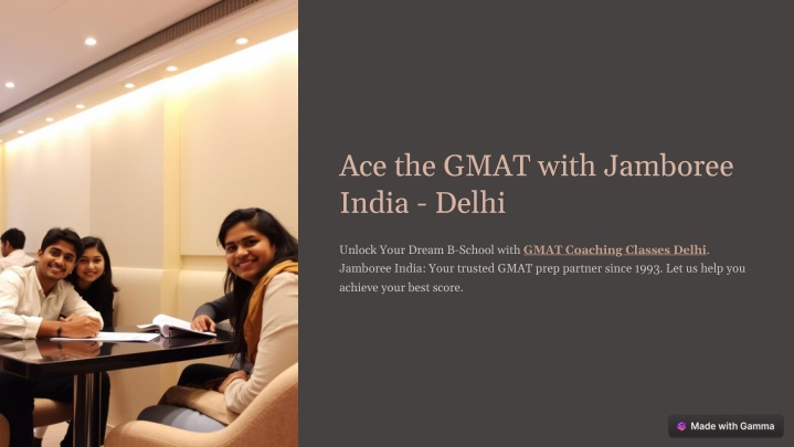ace the gmat with jamboree india delhi n.w