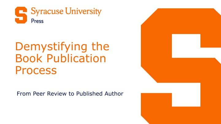 demystifying the book publication process n.w