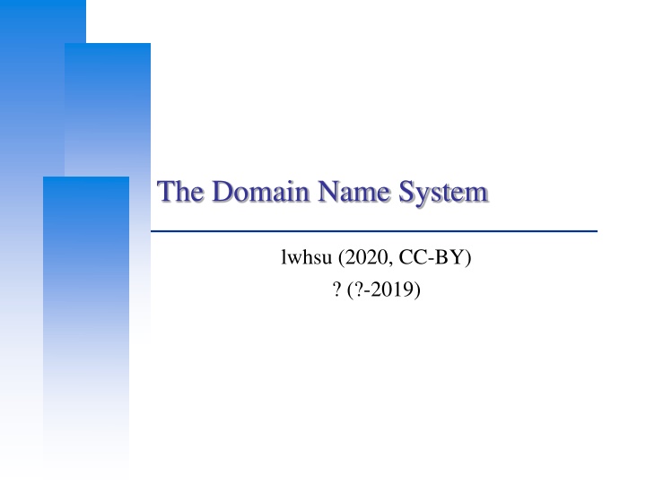 the domain name system n.w