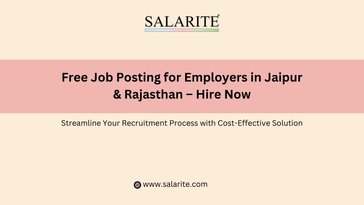 Free Job Posting for Employers in Jaipur & Rajasthan – Hire Now