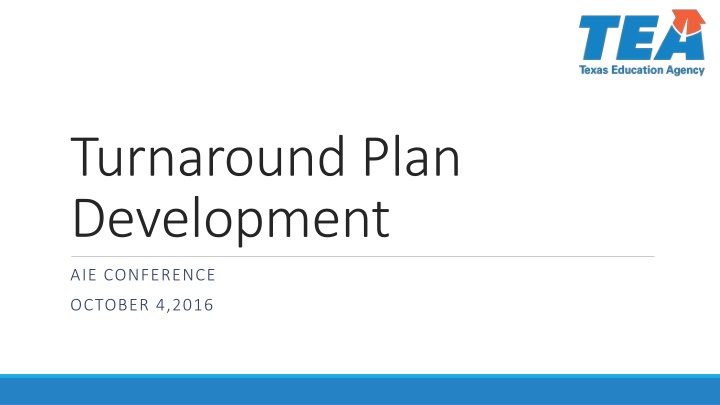 turnaround plan development n.w