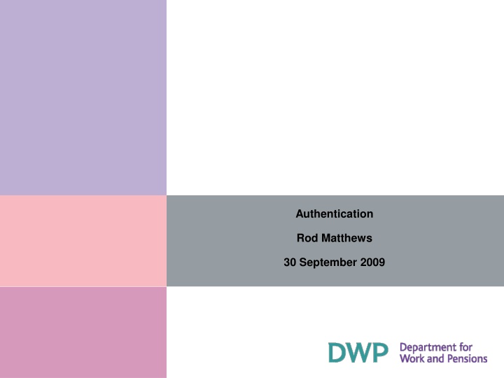 authentication n.w