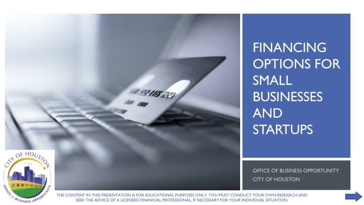 financing options for small businesses n.w