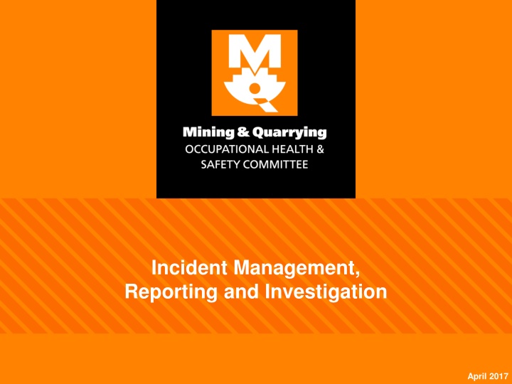 incident management reporting and investigation n.w