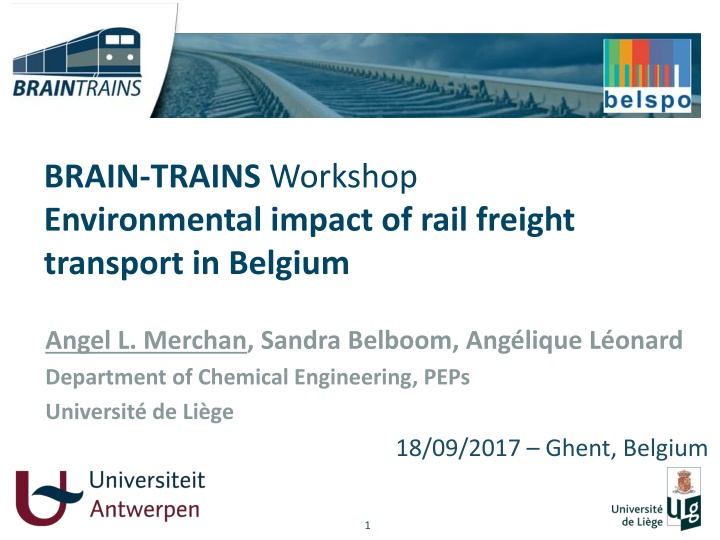 brain trains workshop environmental impact n.w