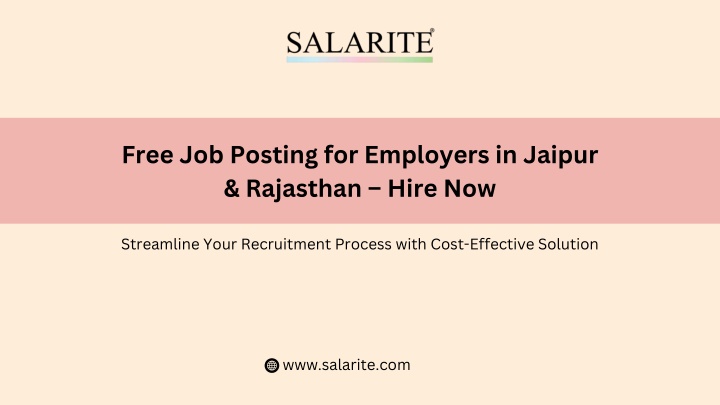 free job posting for employers in jaipur n.w