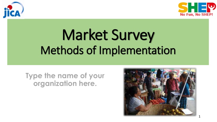 market survey market survey methods n.w