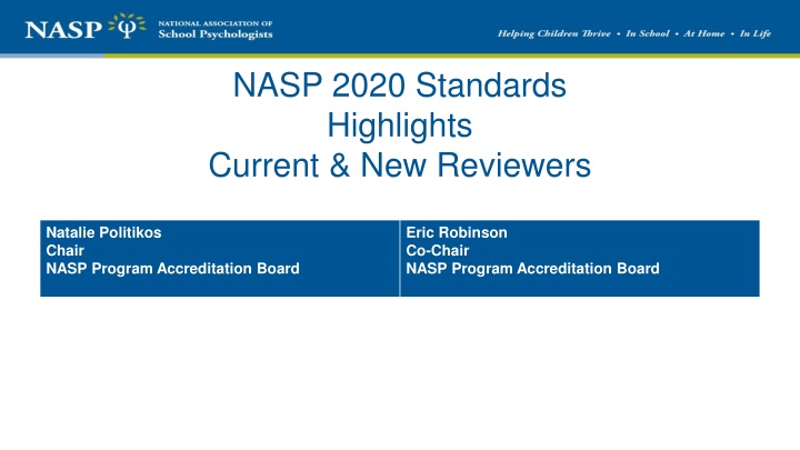 nasp 2020 standards highlights current n.w