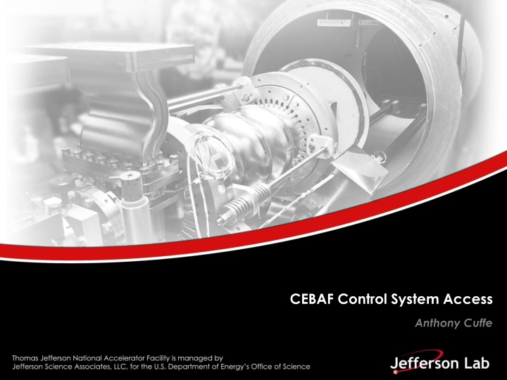 cebaf control system access n.w
