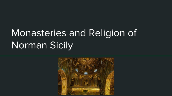 Religious Tolerance in Norman Sicily