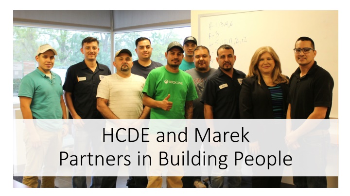 hcde and marek partners in building people n.w