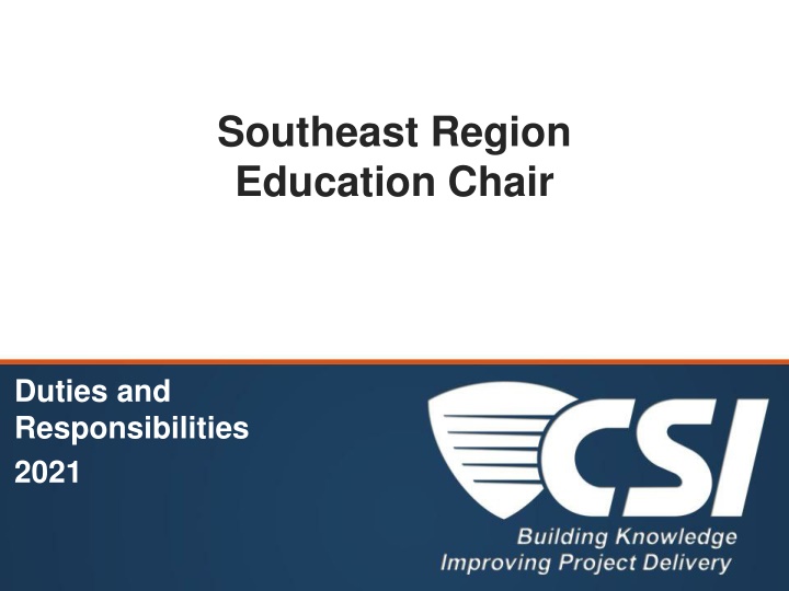 southeast region education chair n.w