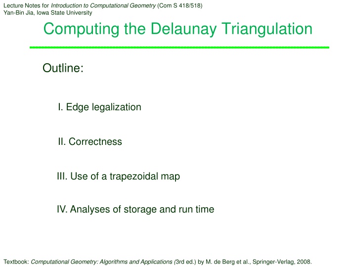 lecture notes for introduction to computational n.w