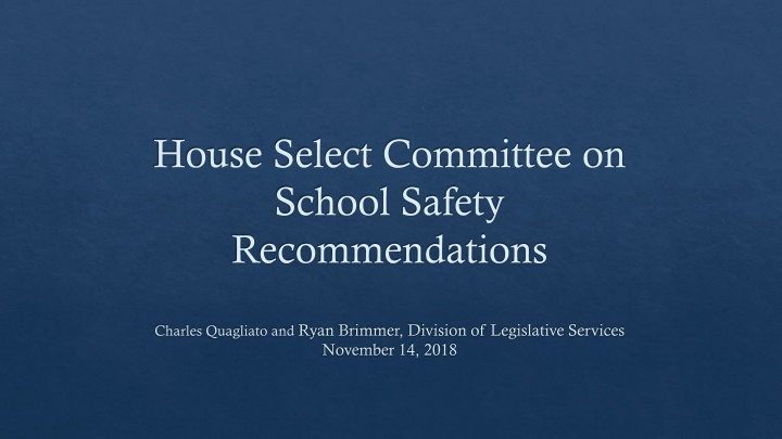 house select committee on school safety n.w