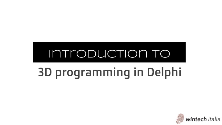 introduction to 3d programming in delphi n.w