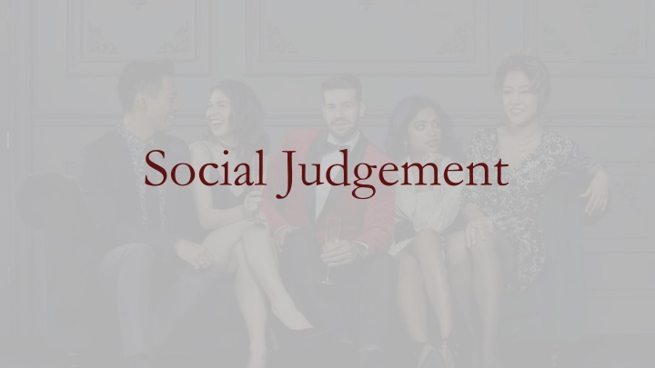 social judgement n.w