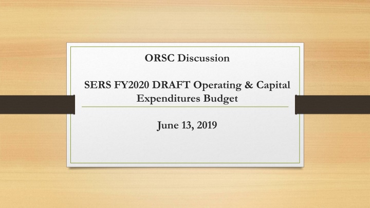 orsc discussion n.w