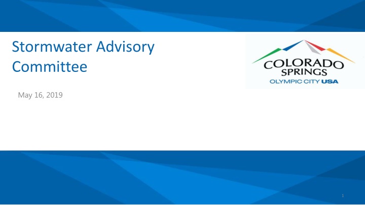 stormwater advisory committee n.w