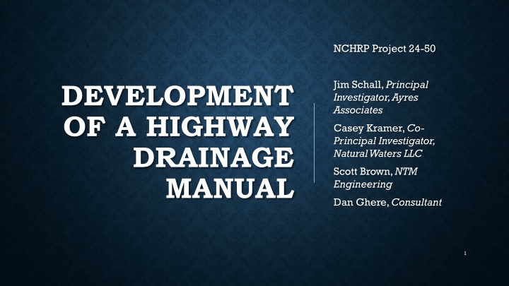 nchrp project 24 50 n.w