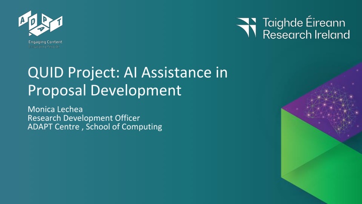 quid project ai assistance in proposal development n.w