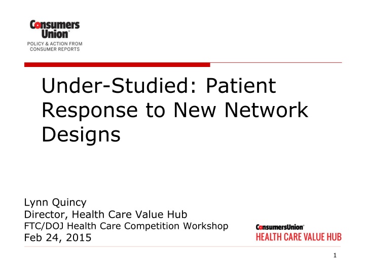 under studied patient response to new network n.w