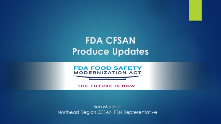 fda cfsan produce updates n.w