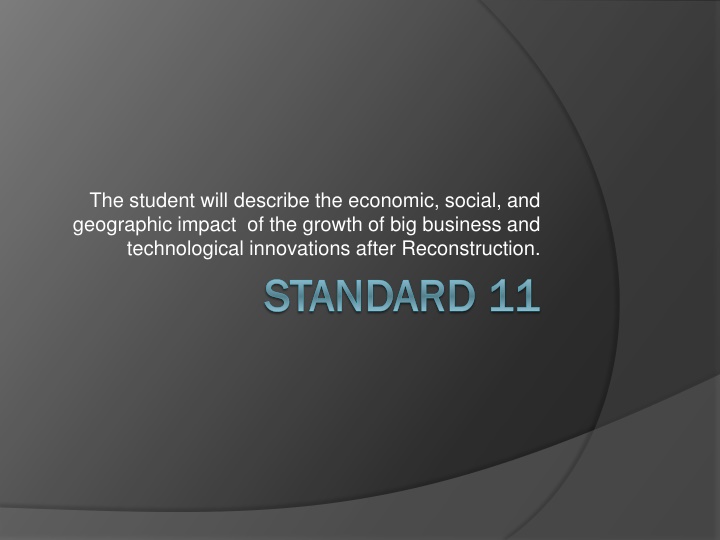 the student will describe the economic social n.w