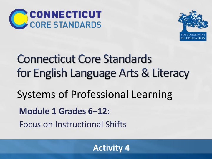 connecticut core standards for english language n.w