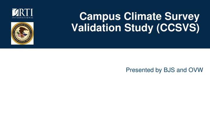 campus climate survey validation study ccsvs n.w