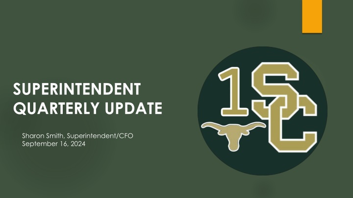 superintendent quarterly update n.w