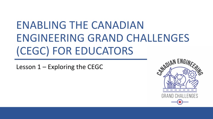 enabling the canadian engineering grand n.w