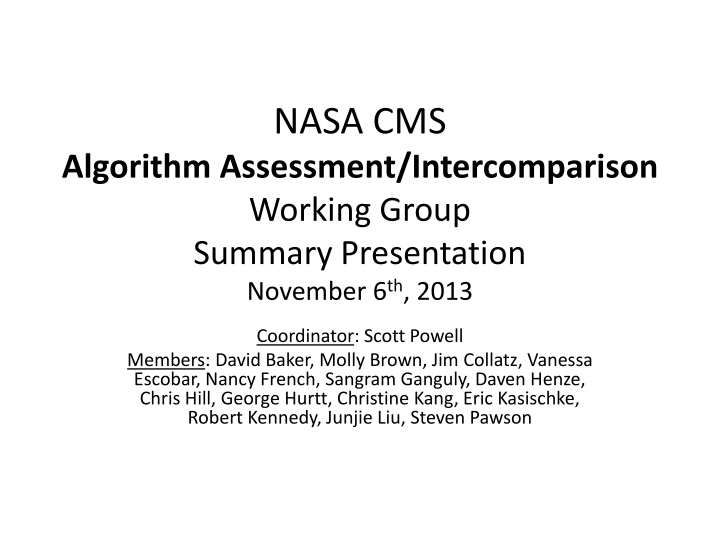 nasa cms n.w