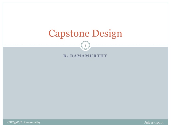 capstone design n.w