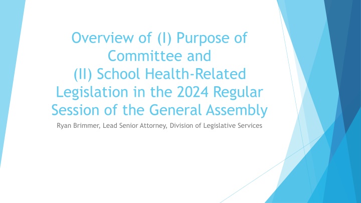 overview of i purpose of committee and ii school n.w