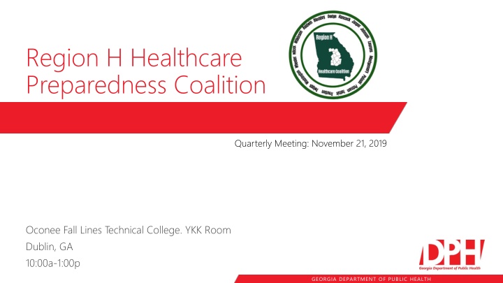 region h healthcare preparedness coalition n.w