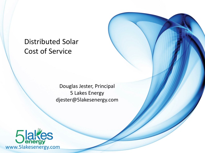 distributed solar cost of service n.w